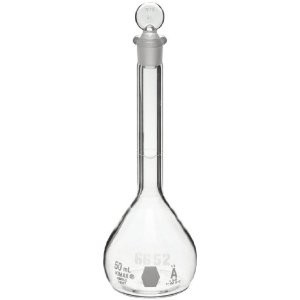 MATRAZ VOLUMETRICO CERTIFICADO TAPON DE VIDRIO 10ML